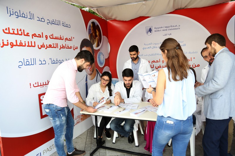 The Beirut Arab University Took a Stand against Influenza  in Partnership with Sanofi Pasteur